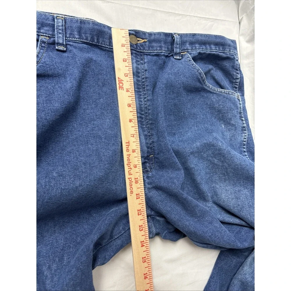 Wrangler Straight Leg Jeans Mens 40X30 Blue Medium Wash Regular Fit 85900DW